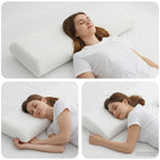 Cuscino da Letto Bianco 135 x 36 x 13 cm Schiuma Memory in Gel