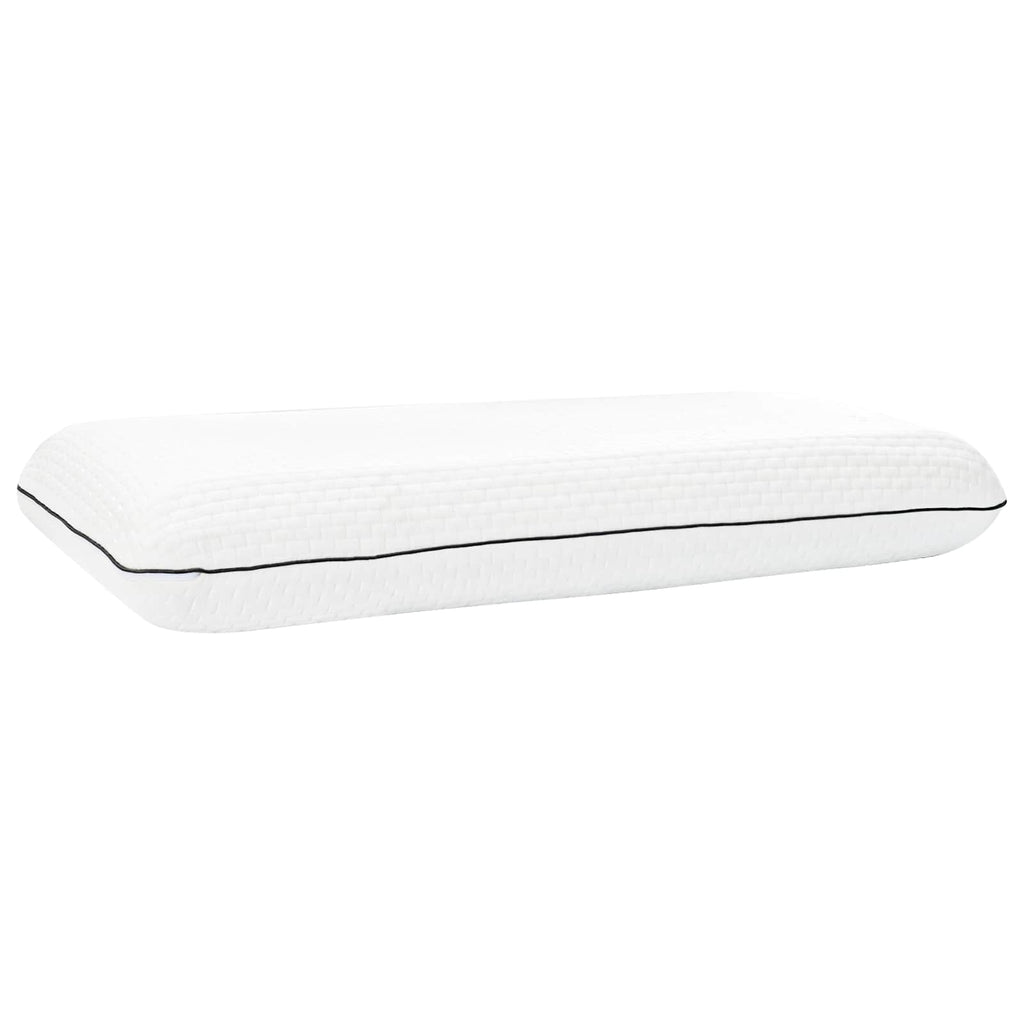 Cuscino da Letto Tinta unita Bianco 80 x 40 x 12 cm Schiuma Gel
