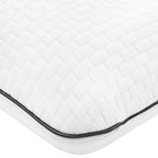 Cuscino da Letto Tinta unita Bianco 70 x 40 x 14 cm Schiuma Gel