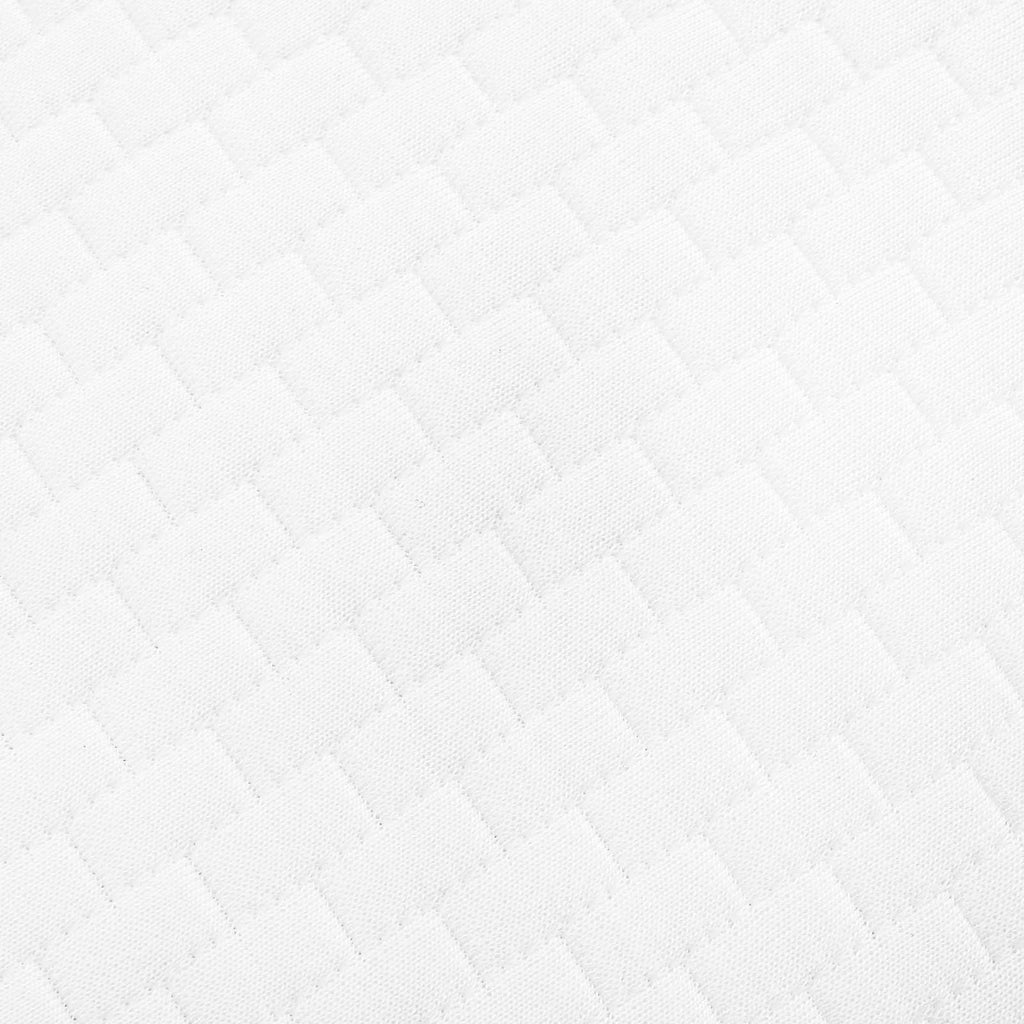 Cuscino da Letto Tinta unita Bianco 60 x 40 x 10 cm Schiuma Gel