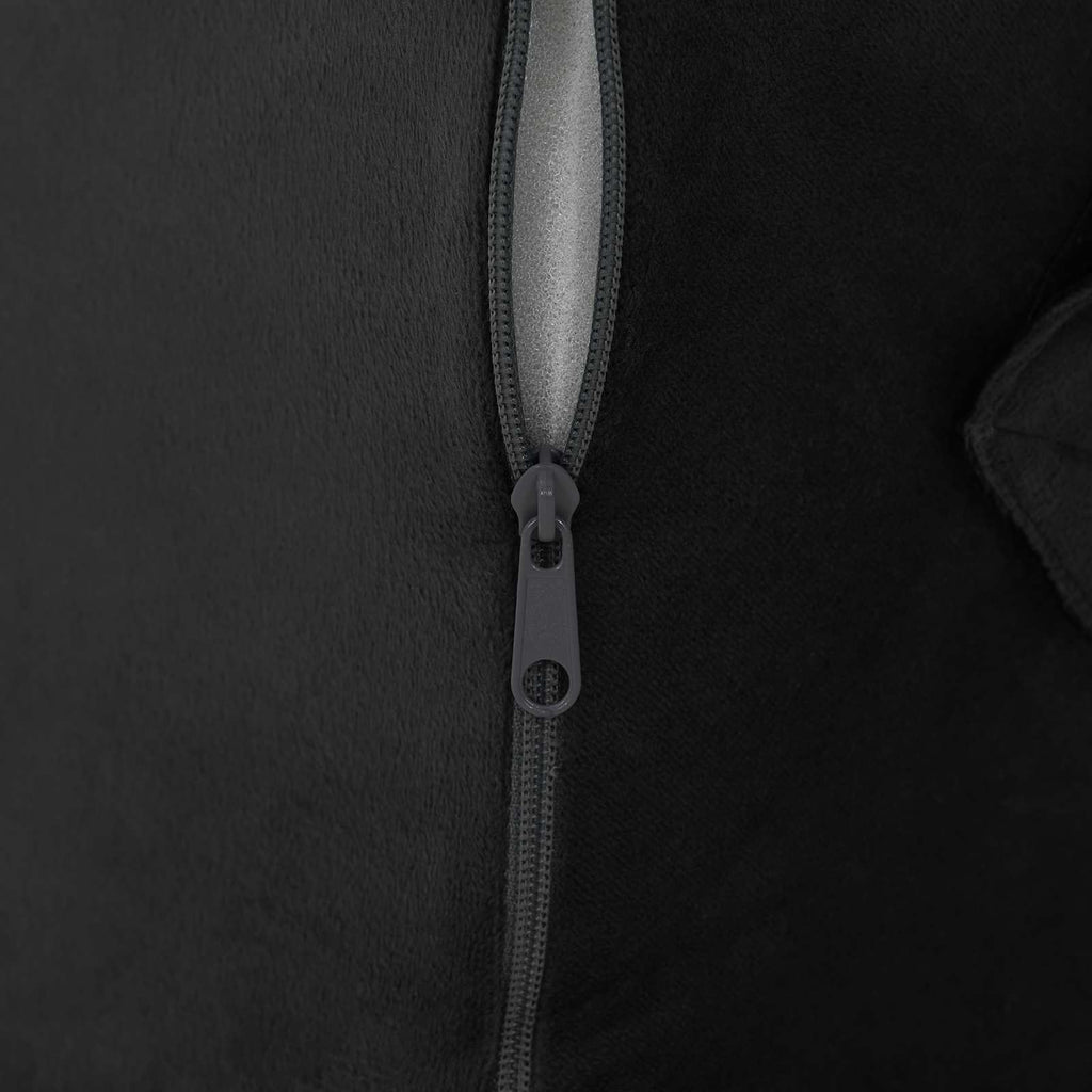 Cuscino a Wedge Nero 55 x 55 x 26 cm Schiuma Memory