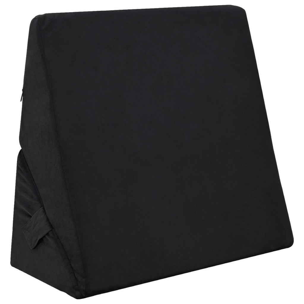 Cuscino a Wedge Nero 55 x 55 x 26 cm Schiuma Memory