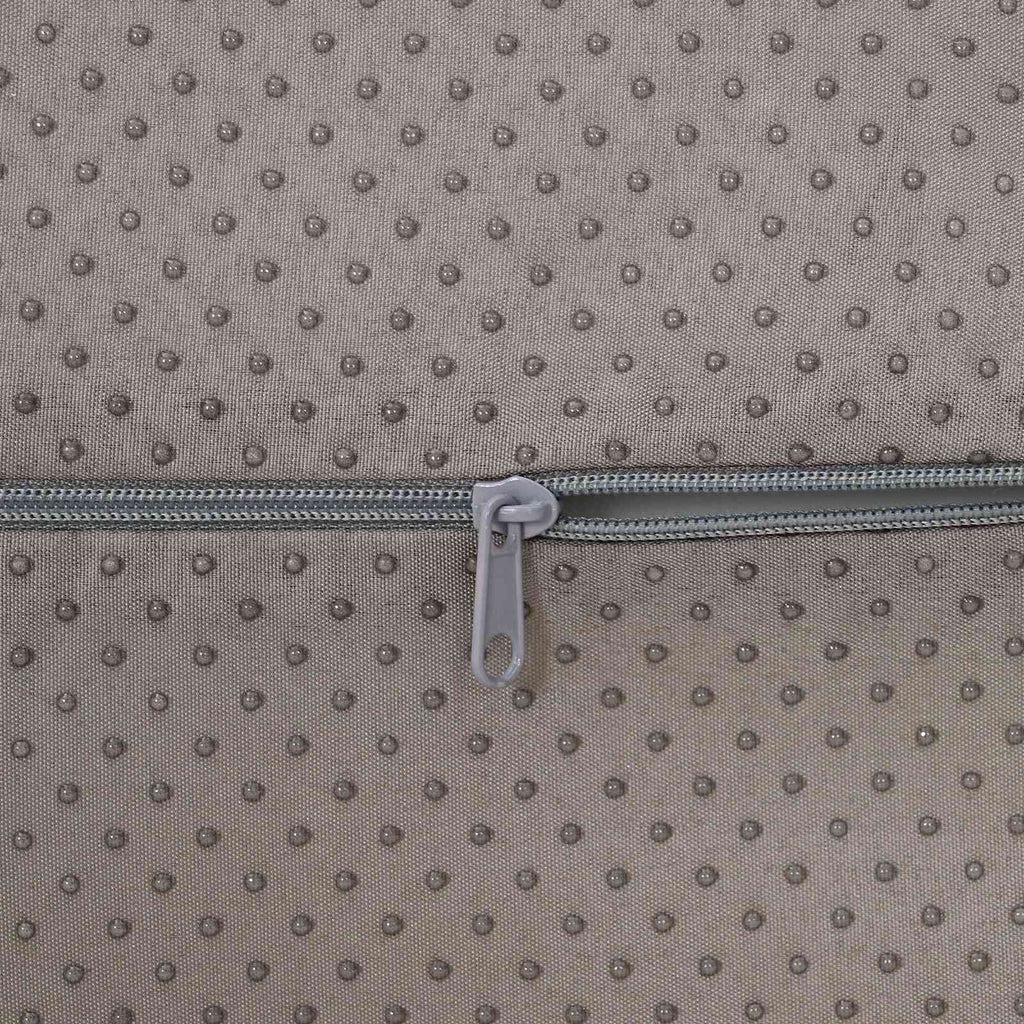 Cuscino per poggiapiedi Grigio 42 x 18 x 13 cm Schiuma PU