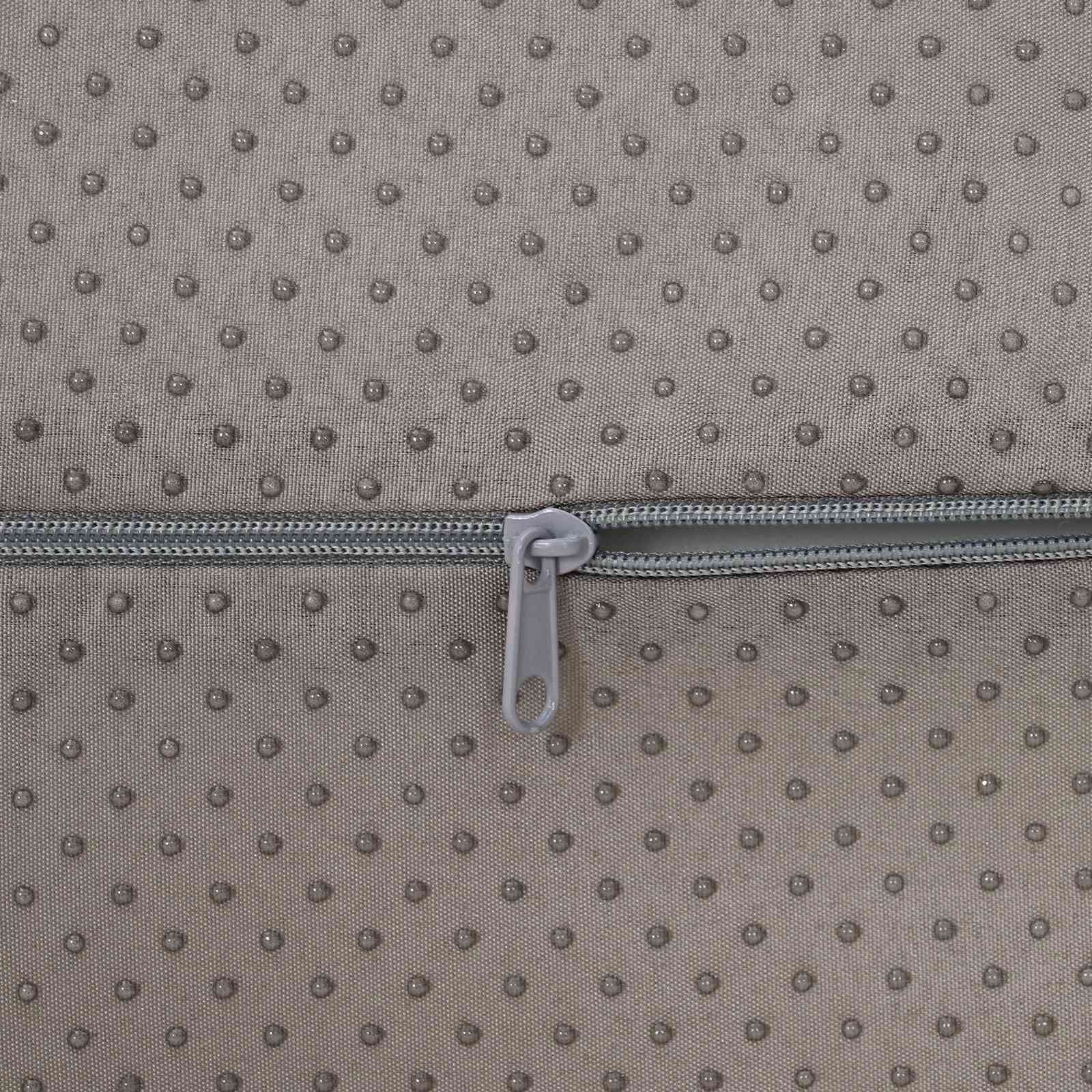 Cuscino per poggiapiedi Grigio 42 x 18 x 13 cm Schiuma PU
