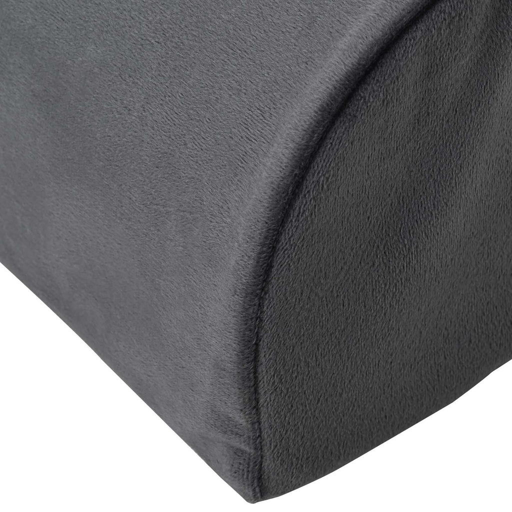 Cuscino per poggiapiedi Grigio 42 x 18 x 13 cm Schiuma PU