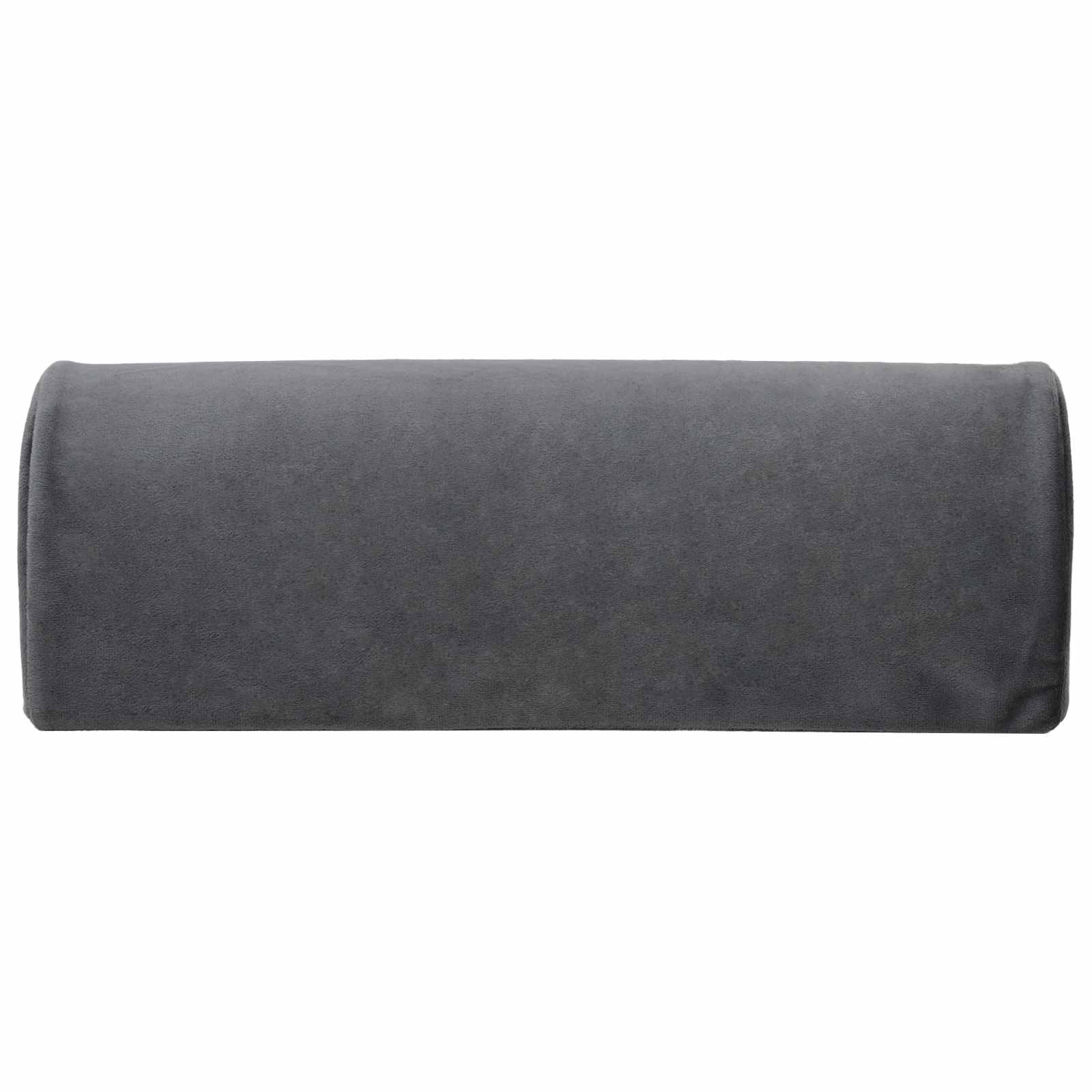 Cuscino per poggiapiedi Grigio 42 x 18 x 13 cm Schiuma PU
