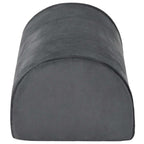 Cuscino per poggiapiedi Grigio 42 x 18 x 13 cm Schiuma PU