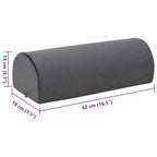 Cuscino per poggiapiedi Grigio 42 x 18 x 13 cm Schiuma PU