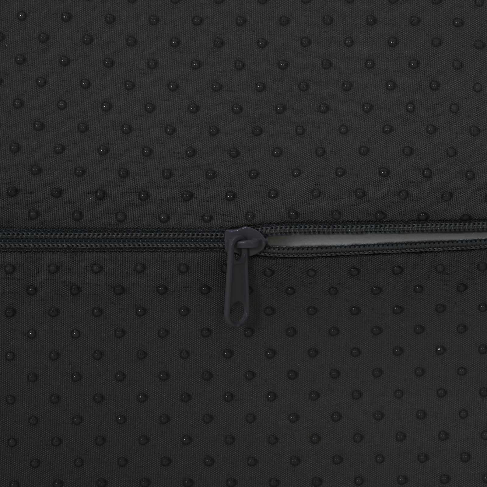 Cuscino per poggiapiedi Nero 42 x 18 x 13 cm Schiuma PU