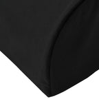 Cuscino per poggiapiedi Nero 42 x 18 x 13 cm Schiuma PU