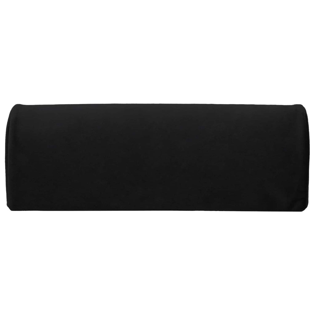 Cuscino per poggiapiedi Nero 42 x 18 x 13 cm Schiuma PU