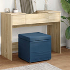 Pouf Blu 41 x 41 x 40 cm Tessuto e Legno Ingegnerizzato