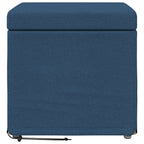 Pouf Blu 41 x 41 x 40 cm Tessuto e Legno Ingegnerizzato