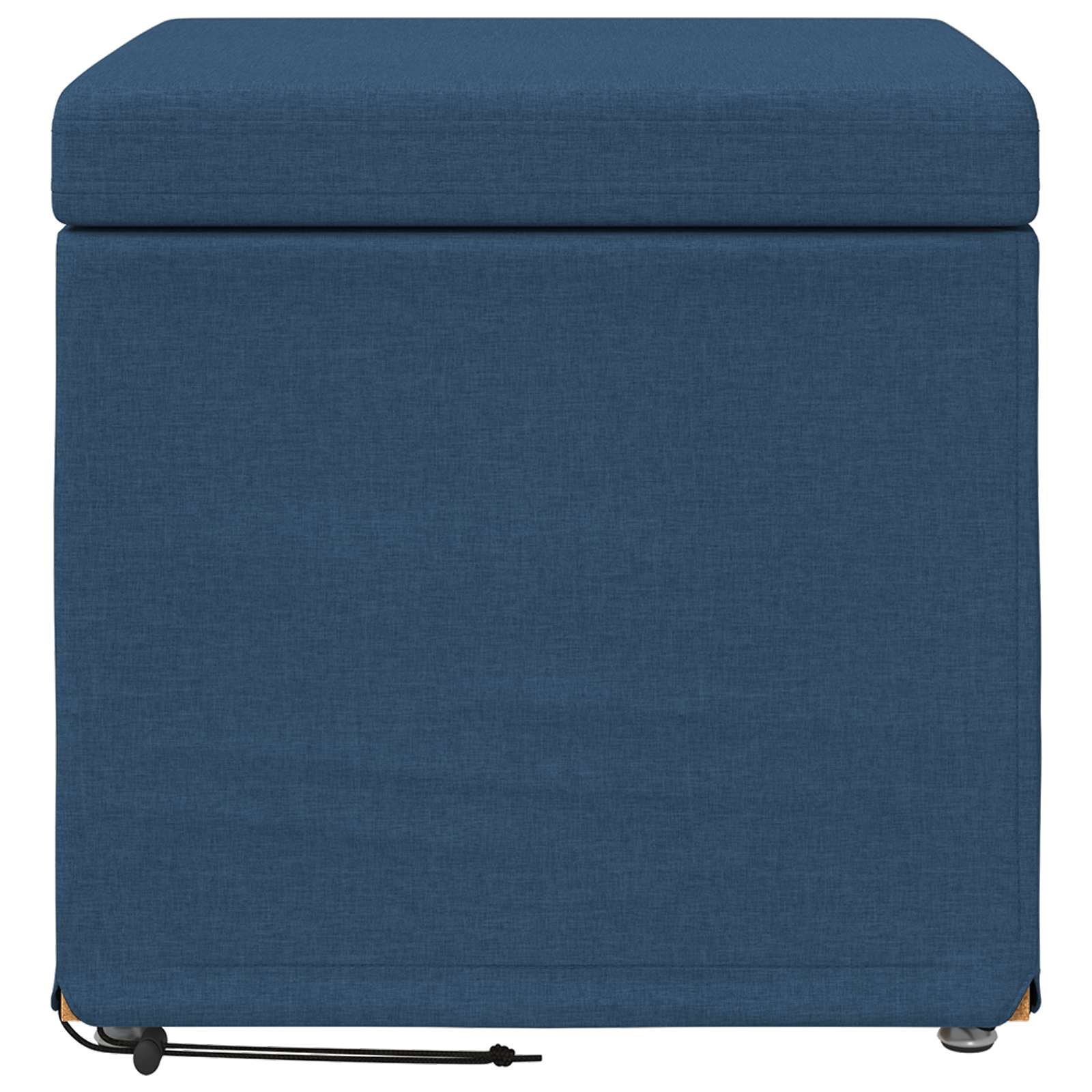 Pouf Blu 41 x 41 x 40 cm Tessuto e Legno Ingegnerizzato