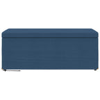 Pouf Blu 101 x 41 x 40 cm Tessuto e Legno Ingegnerizzato