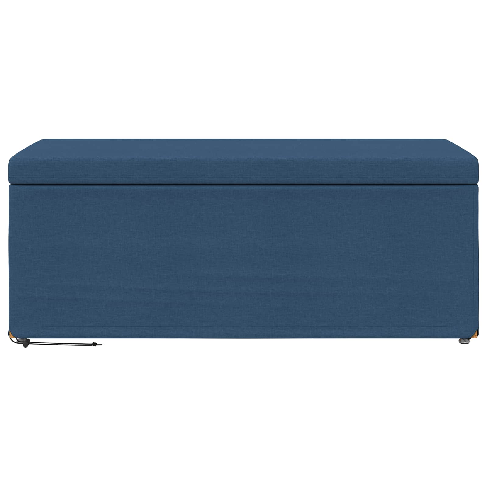 Pouf Blu 101 x 41 x 40 cm Tessuto e Legno Ingegnerizzato