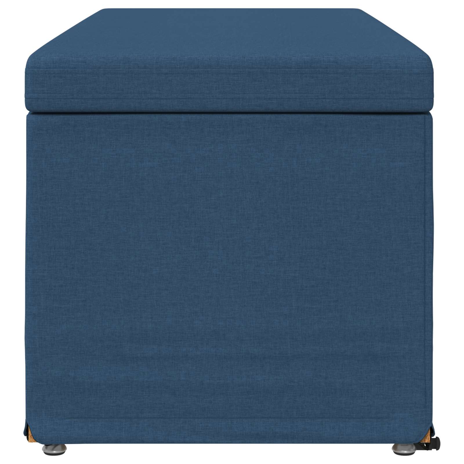 Pouf Blu 101 x 41 x 40 cm Tessuto e Legno Ingegnerizzato