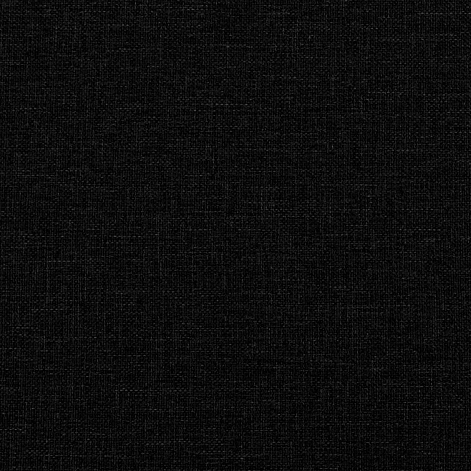 Pouf contenitore con cuscino Nero 40 x 40 x 45 cm Tessuto