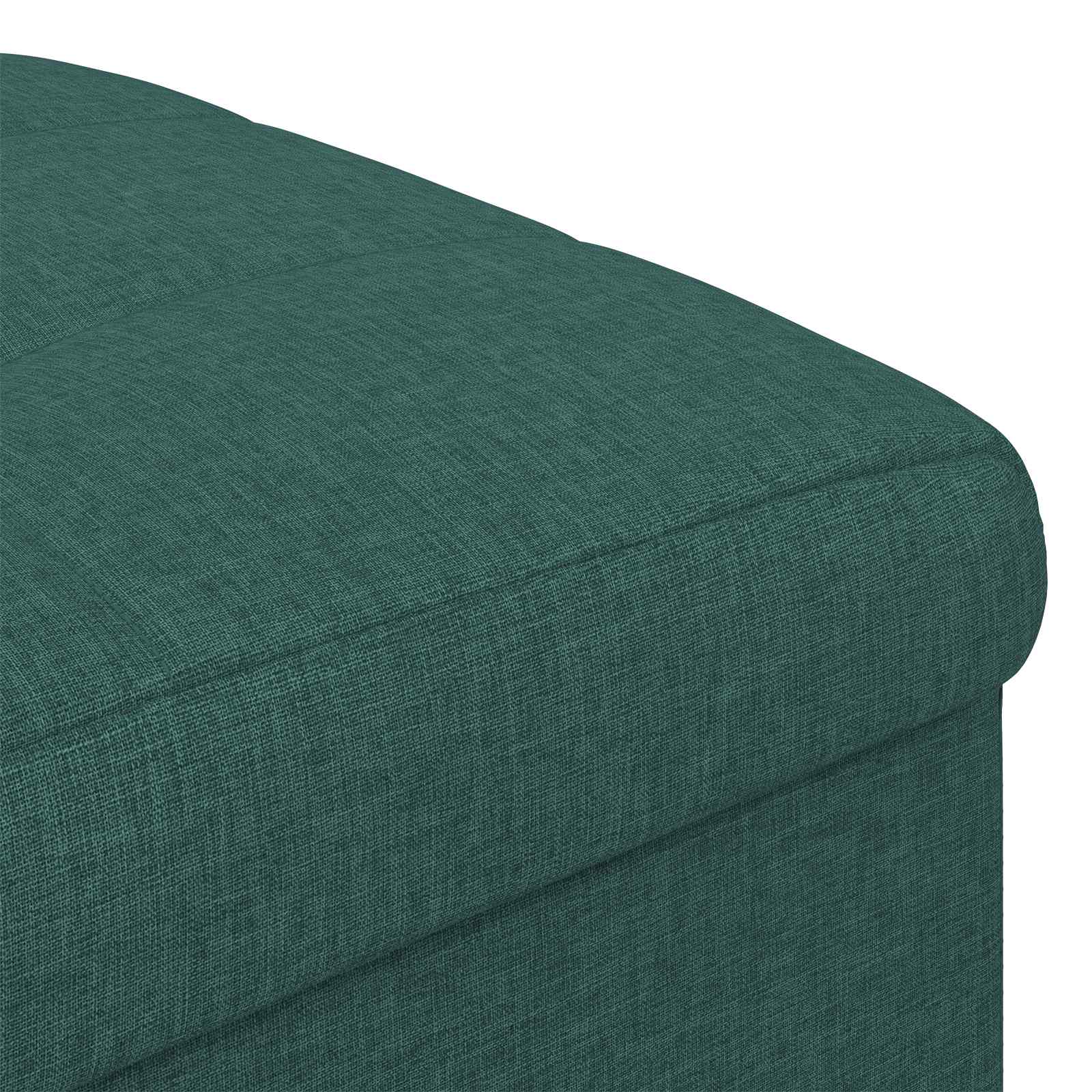 Pouf contenitore Verde Scuro 40 x 40 x 45 cm Tessuto