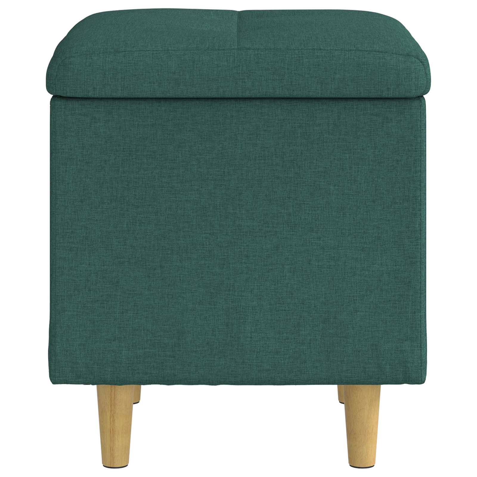 Pouf contenitore Verde Scuro 40 x 40 x 45 cm Tessuto
