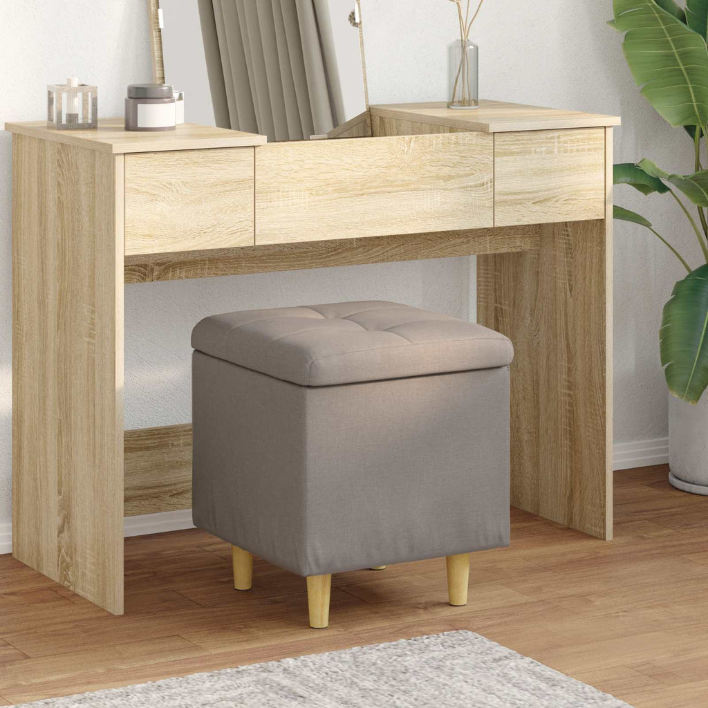 Pouf contenitore con cuscino Talpa 40 x 40 x 45 cm Tessuto