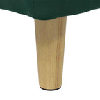 Pouf contenitore Verde Scuro 40 x 40 x 45 cm Velluto