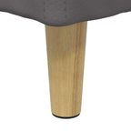 Pouf contenitore Grigio 40 x 40 x 45 cm Pelle sintetica