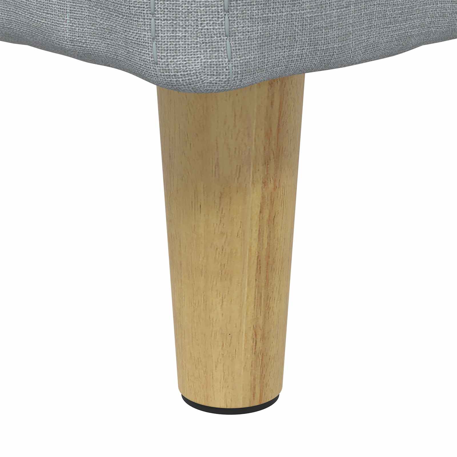 Pouf contenitore Grigio chiaro 60 x 60 x 45 cm Tessuto