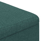 Pouf contenitore Verde Scuro 60 x 60 x 45 cm Tessuto