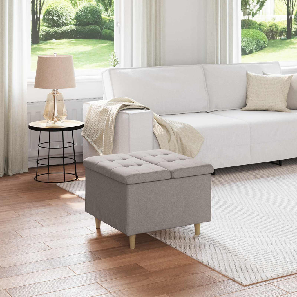 Pouf contenitore con cuscino Talpa 60 x 60 x 45 cm Tessuto