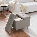Pouf contenitore con cuscino Talpa 60 x 60 x 45 cm Tessuto