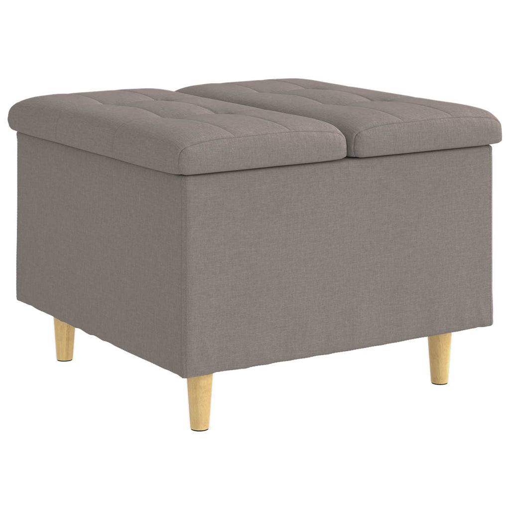 Pouf contenitore con cuscino Talpa 60 x 60 x 45 cm Tessuto