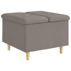 Pouf contenitore con cuscino Talpa 60 x 60 x 45 cm Tessuto