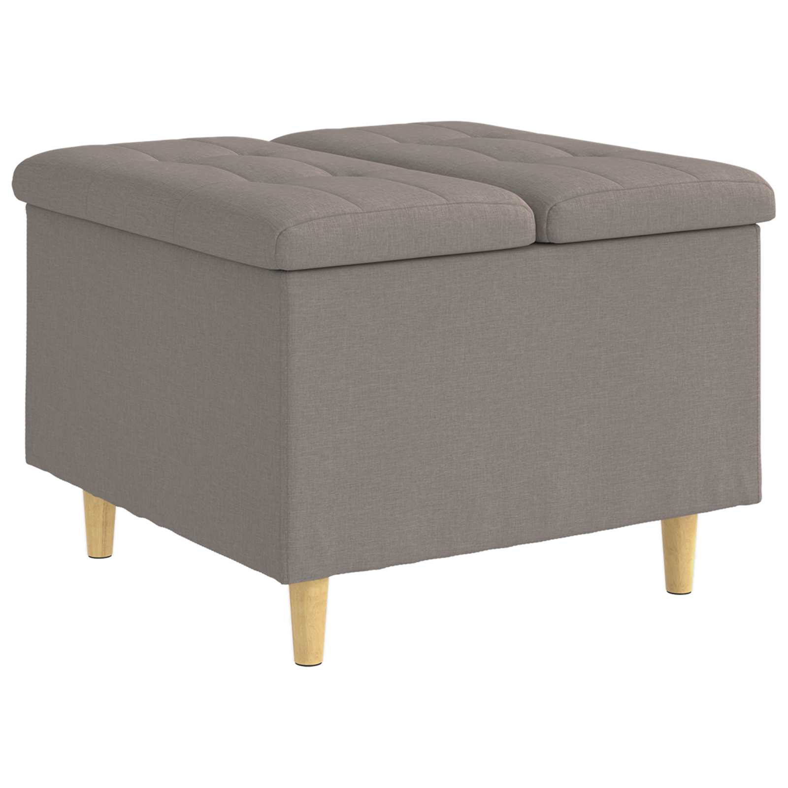 Pouf contenitore con cuscino Talpa 60 x 60 x 45 cm Tessuto