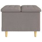Pouf contenitore con cuscino Talpa 60 x 60 x 45 cm Tessuto