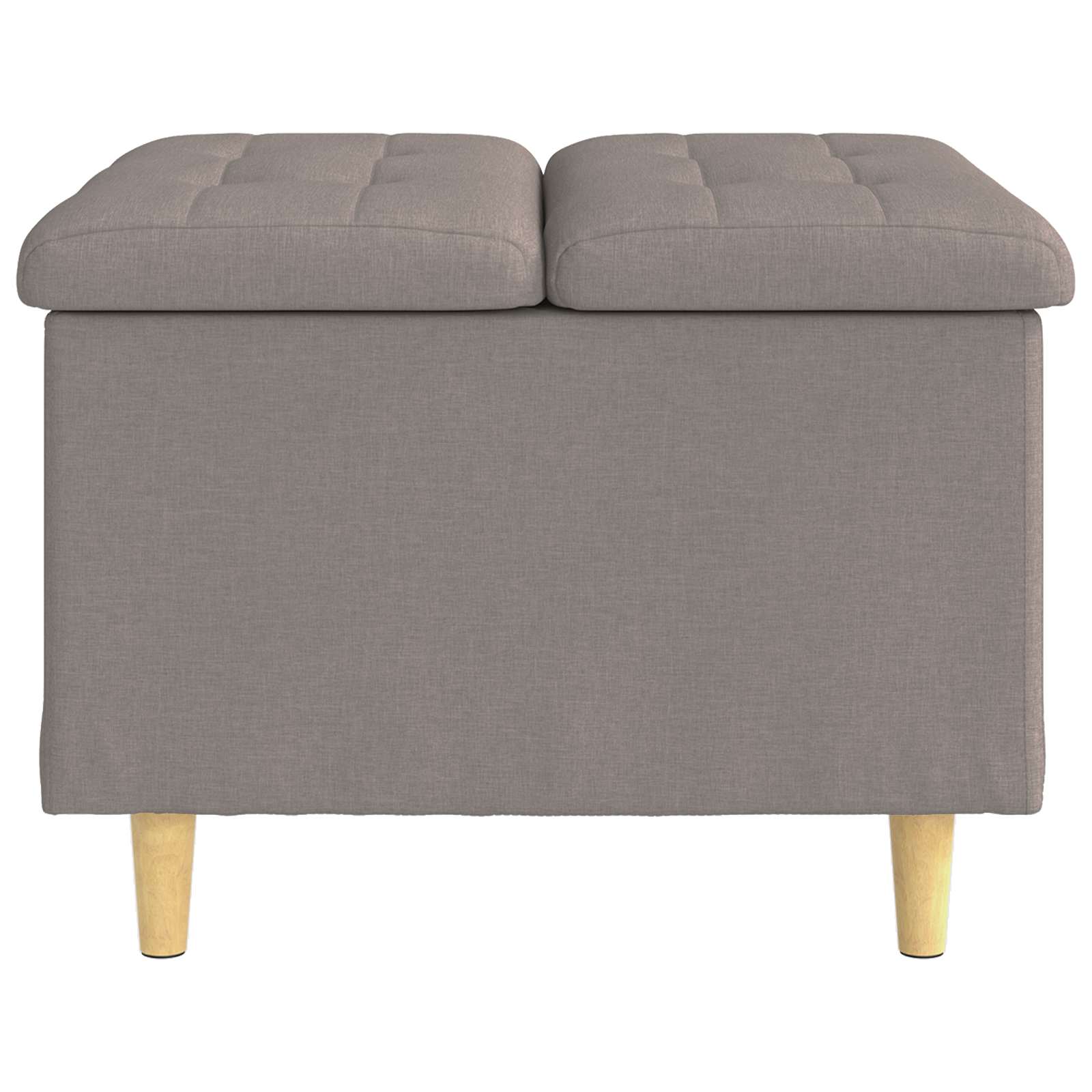 Pouf contenitore con cuscino Talpa 60 x 60 x 45 cm Tessuto