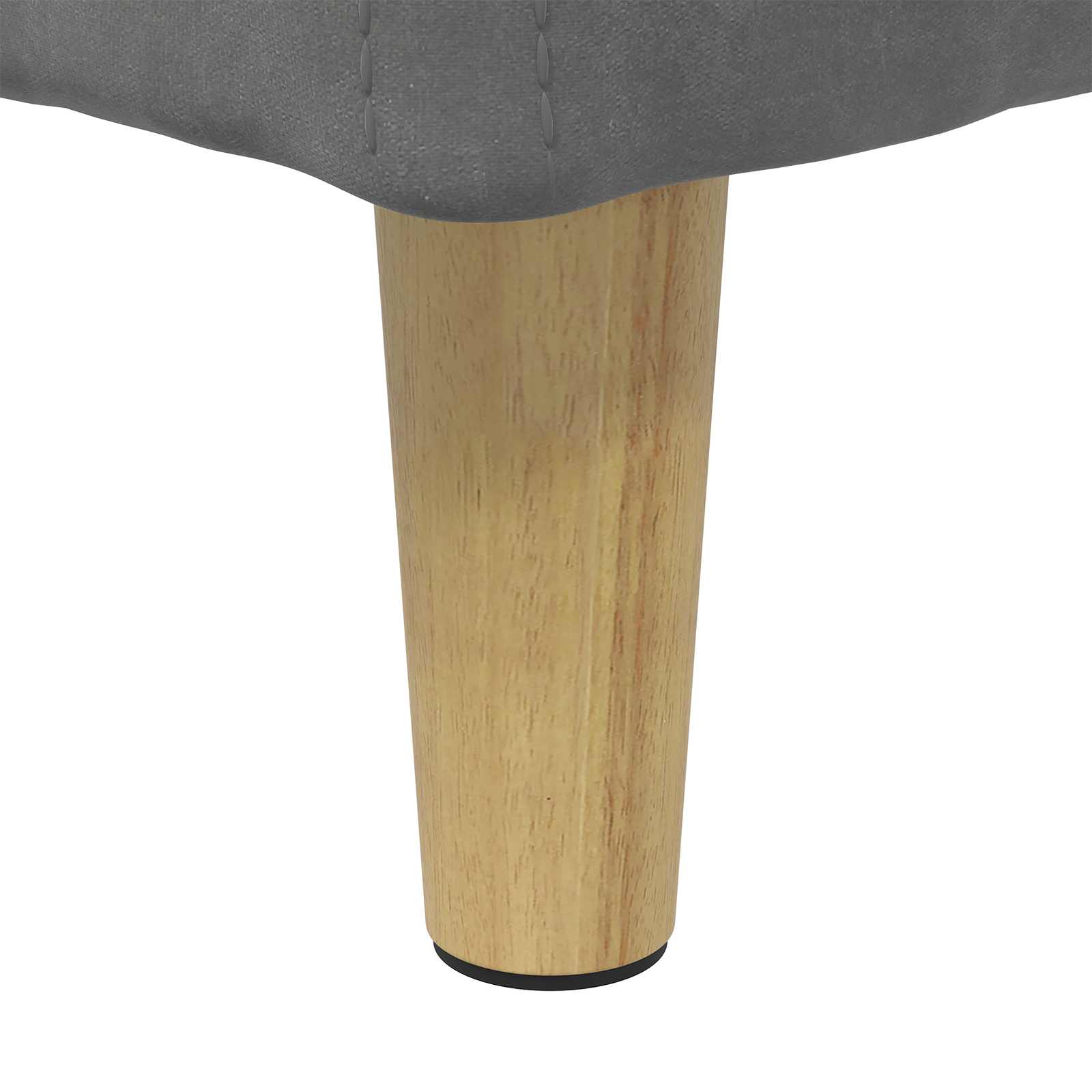 Pouf contenitore Grigio scuro 80 x 80 x 45 cm Velluto
