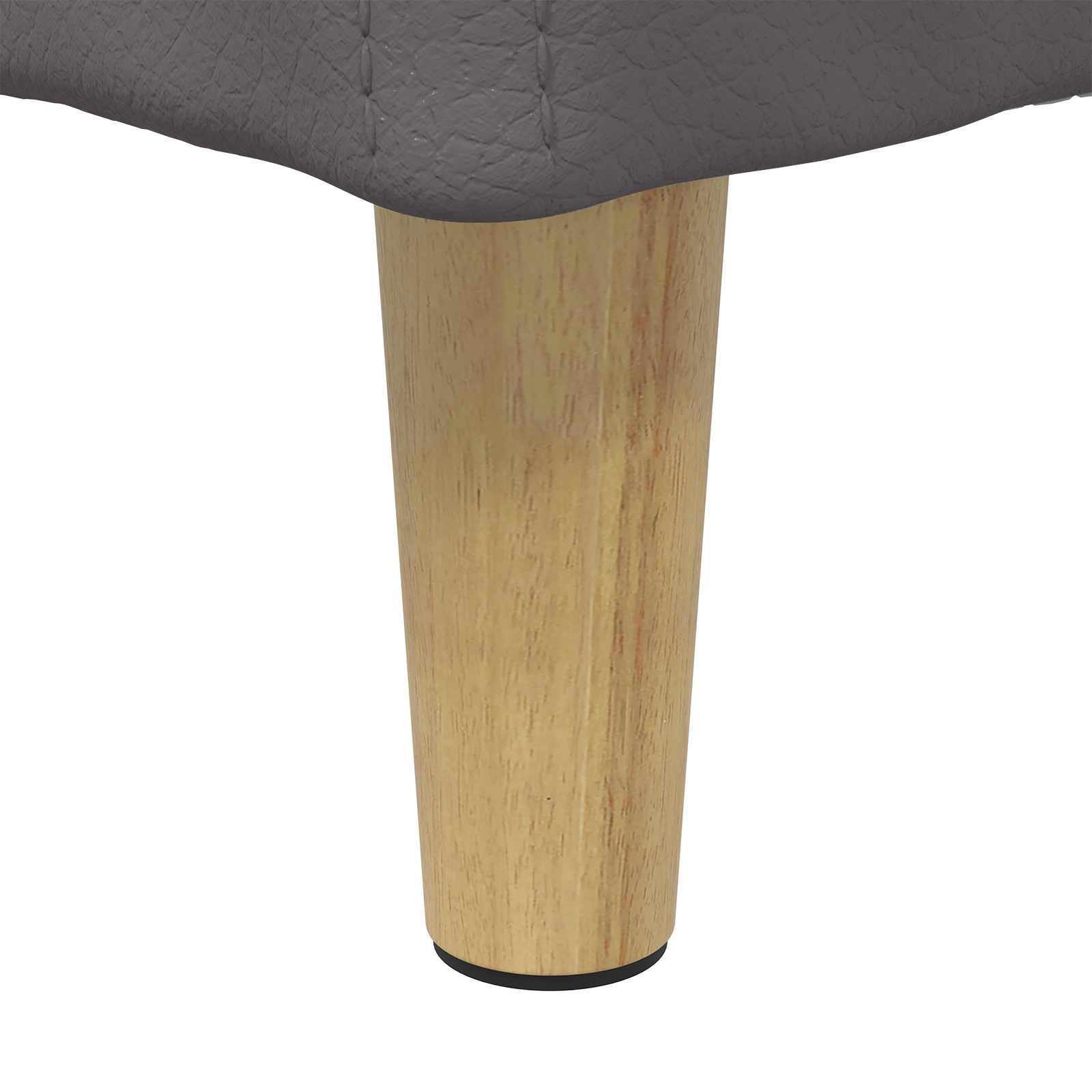 Pouf contenitore Grigio 80 x 80 x 45 cm Pelle sintetica
