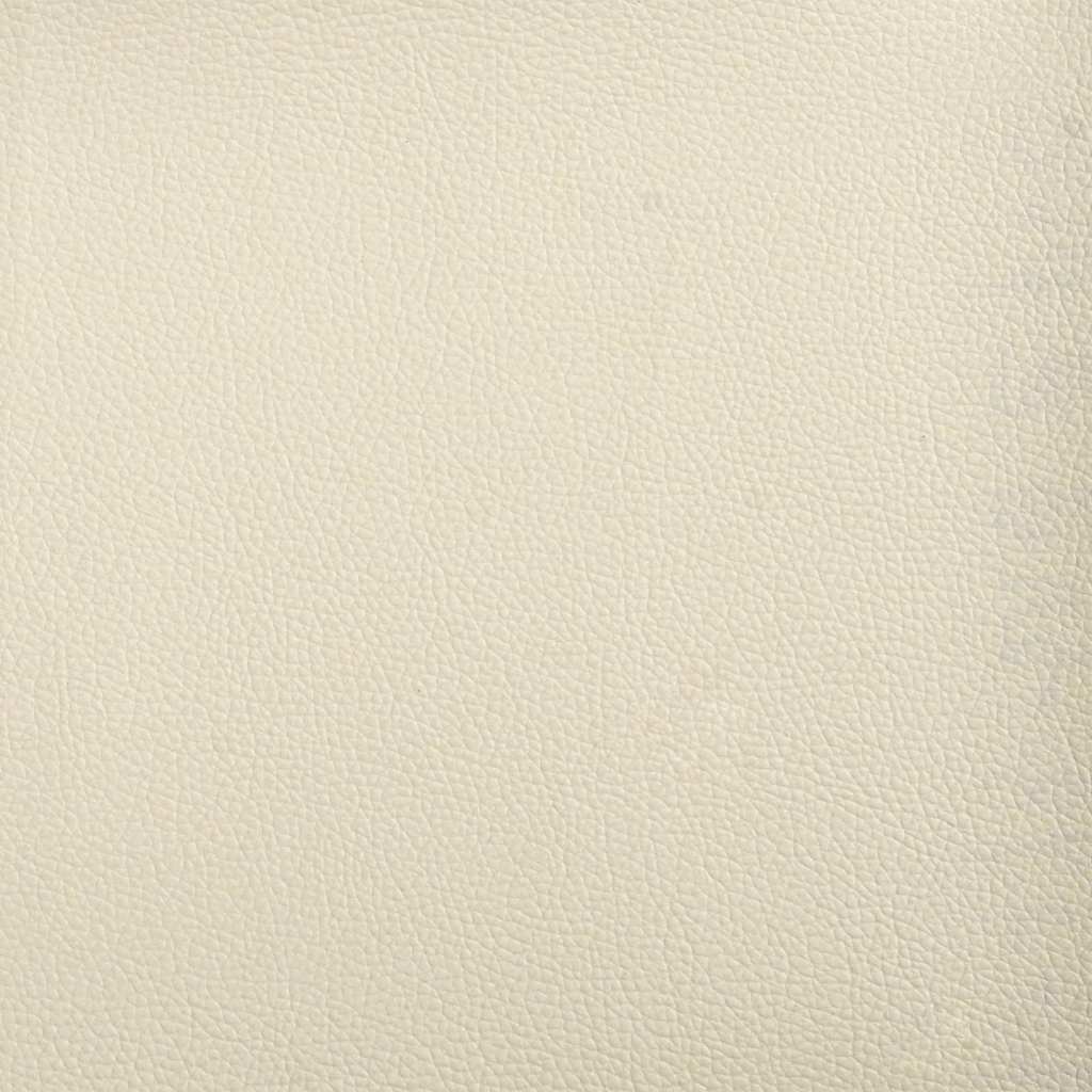 Panca Chesterfield Crema 120,5 x 65 x 75 cm Pelle Sintetica