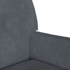 Panca Chesterfield Grigio scuro 112 x 65,5 x 75 cm Velluto