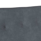 Panca Chesterfield Grigio scuro 112 x 65,5 x 75 cm Velluto
