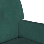 Panca Chesterfield Verde Scuro 112 x 65,5 x 75 cm Velluto