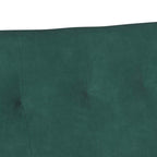 Panca Chesterfield Verde Scuro 112 x 65,5 x 75 cm Velluto