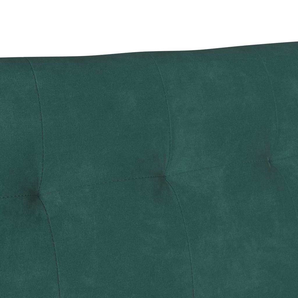 Panca Chesterfield Verde Scuro 112 x 65,5 x 75 cm Velluto
