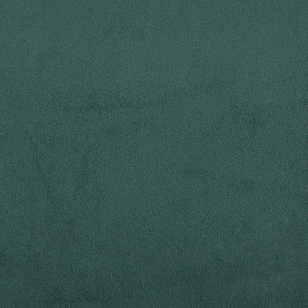Panca Chesterfield Verde Scuro 112 x 65,5 x 75 cm Velluto