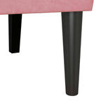 Panca Chesterfield Rosa 112 x 65,5 x 75 cm Velluto