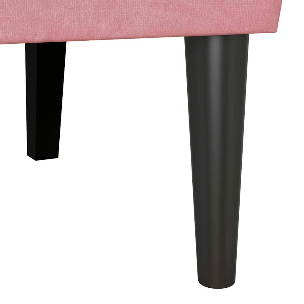 Panca Chesterfield Rosa 112 x 65,5 x 75 cm Velluto