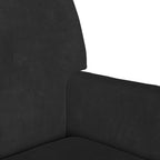 Panca Chesterfield Nero 112 x 65,5 x 75 cm Velluto