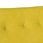 Panca Chesterfield Giallo 112 x 65,5 x 75 cm Velluto