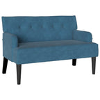 Panca Chesterfield Blu 112 x 65,5 x 75 cm Velluto